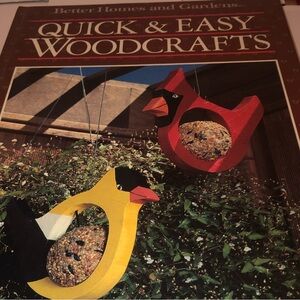 Better Home and Gardens Quick & Easy Woodcrafts Book - gently used